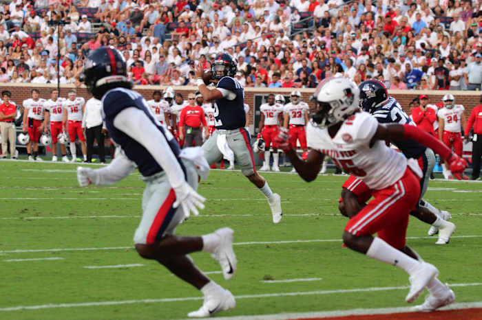 Matt Corral Ole Miss vs Austin Peay